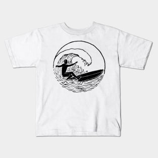 Surf Vibes (for Light Color) Kids T-Shirt